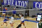 Volleyball vs Babson  Wheaton Women's Volleyball vs Babson College. - Photo by Keith Nordstrom : Wheaton, Volleyball, VB